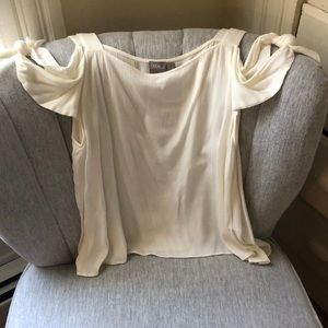 ASOS off shoulder/cold shoulder shirt